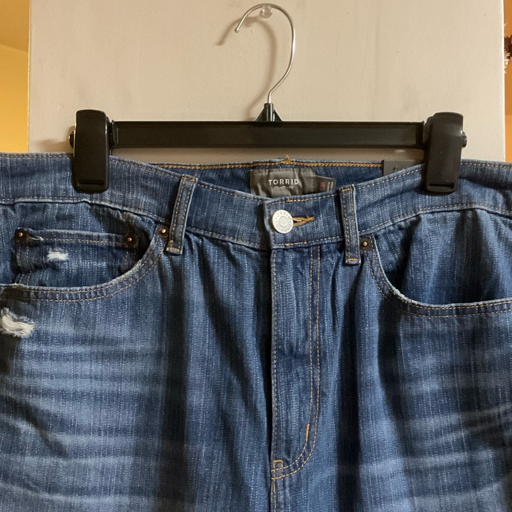 Torrid Stretch Rigid High Rise Straight Jeans - Picture 3 of 12